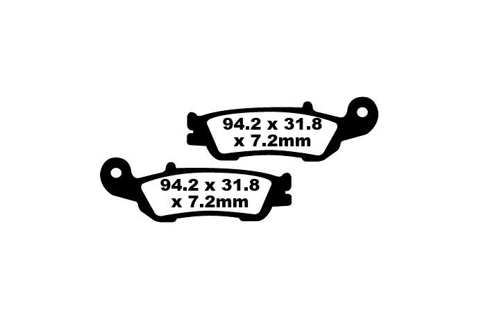 Set of EBC brake pads Performance Intensive Use FA450R MXS450 Set of EBC brake pads Performance Intensive Use FA450R MXS450