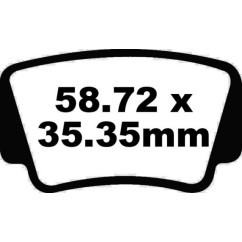 Jeu de plaquettes de frein EBC Performance FA463R Utilisation Intensive