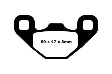 Set of EBC brake pads Performance Intensive Use FA489R