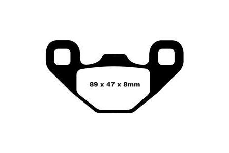 Set of EBC brake pads Performance Intensive Use FA489R