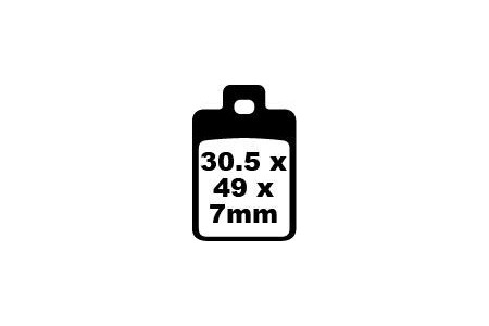 Set of EBC brake pads City and Road use SFA255