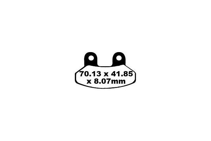 Set of EBC brake pads City and Road use SFAC306 Set of EBC brake pads City and Road use SFAC306