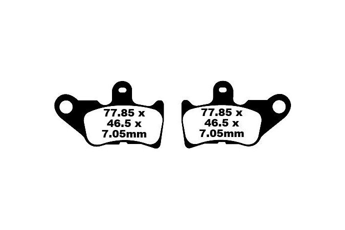 Set of EBC brake pads City and Road use SFA336 Set of EBC brake pads City and Road use SFA336