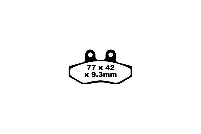 Set of EBC brake pads City and Road use SFAC393 Set of EBC brake pads City and Road use SFAC393