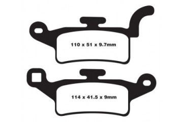 Set of EBC brake pads City and Road use SFAC492