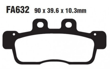 Set of EBC brake pads City and Road use SFA632