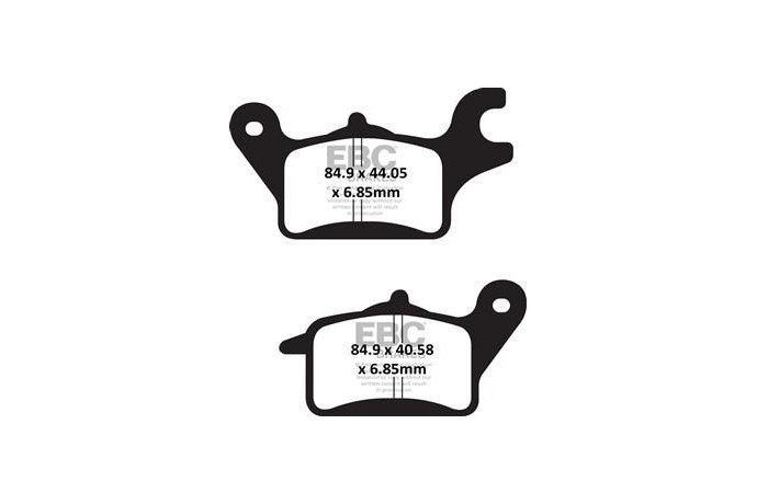 Set of EBC brake pads City and Road use SFA625 Set of EBC brake pads City and Road use SFA625