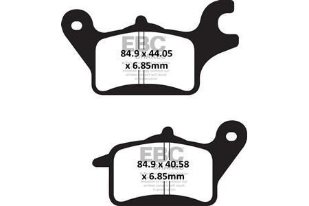 Set of EBC brake pads City and Road use SFA625