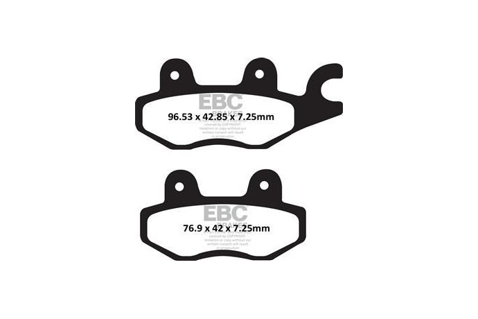 Set of EBC brake pads City and Road use SFA635 Set of EBC brake pads City and Road use SFA635