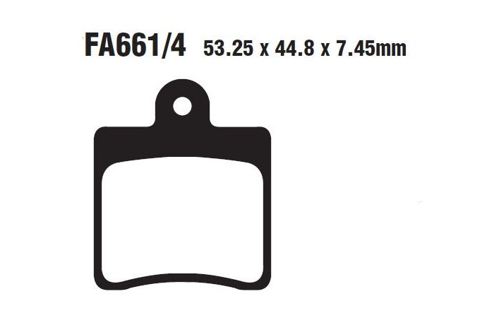 Set of EBC brake pads City and Road use SFA661/4 Set of EBC brake pads City and Road use SFA661/4