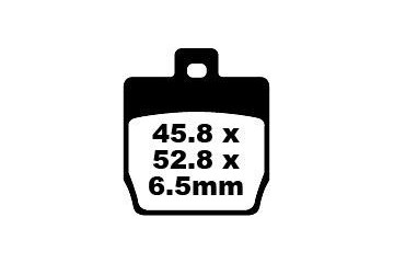 Jeu de plaquettes de frein EBC SFA268 SFA268HH,SFAC268 Utilisation Ville et Route Jeu de plaquettes de frein EBC SFA268 SFA268HH,SFAC268 Utilisation Ville et Route