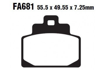 Set of EBC brake pads City and Road use SFA681 SFA681HH,SFAC681