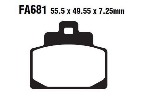 Set of EBC brake pads City and Road use SFA681 SFA681HH,SFAC681