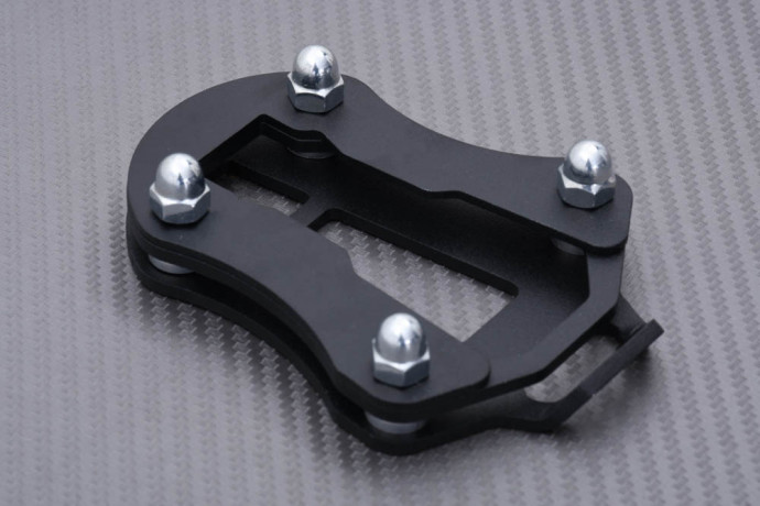 Anodised aluminum sidestand foot enlarger HONDA CRF 300 L / RALLY 2021 - 2023