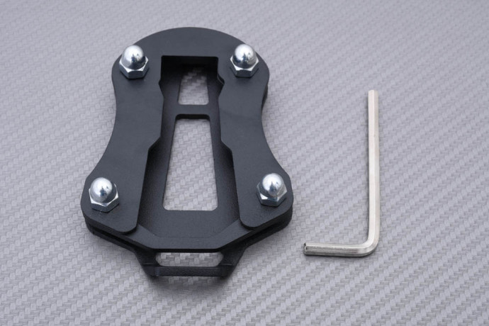 Anodised aluminum sidestand foot enlarger HONDA CRF 300 L / RALLY 2021 - 2023