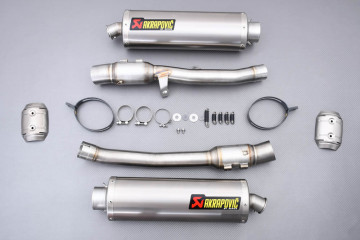 Echappement Version courte AKRAPOVIC / SLIP-ON SP SERIES LINE Titane KAWASAKI ZZR 1400 2006 - 2007