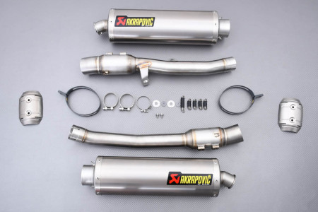 AKRAPOVIC Kurzfassung Auspuff / SLIP-ON SP SERIES LINE Titan KAWASAKI ZZR / ZX14R 2006 - 2007
