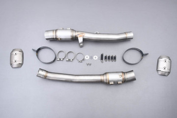 Echappement Version courte AKRAPOVIC / SLIP-ON SP SERIES LINE Titane KAWASAKI ZZR 1400 2006 - 2007