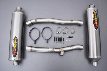 Echappement Version longue AKRAPOVIC / SLIP-ON SP SERIES LINE Titane KAWASAKI ZZR 1400 2006 - 2007