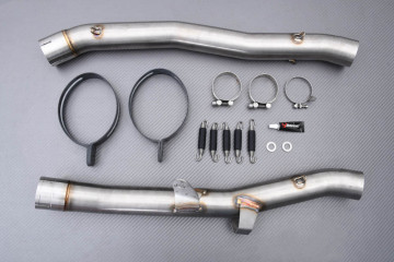 Scarico Versione lunga AKRAPOVIC / SLIP-ON SP SERIES LINE Titanio KAWASAKI ZZR / ZX14R 2006 - 2007