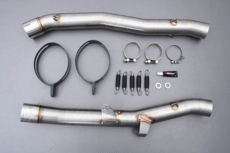 Echappement Version longue AKRAPOVIC / SLIP-ON SP SERIES LINE Titane KAWASAKI ZZR 1400 2006 - 2007