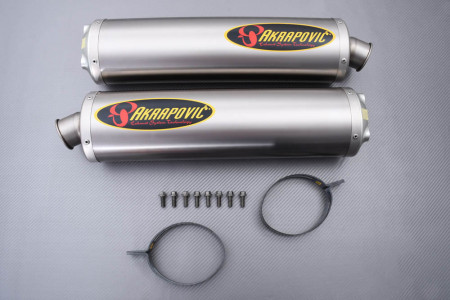 Echappement AKRAPOVIC / SLIP-ON LINE Titane SUZUKI SV / S 1000 2003 - 2007
