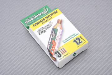 Lote de 3 botellas CO2 16 gr lisas GENUINE INNOVATION 02140