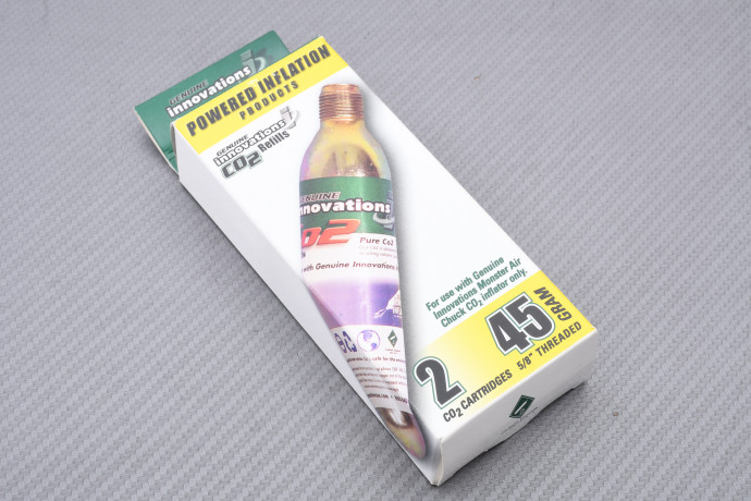 LOTTO 2 BOTTIGLIE DI CO2 45GR filettate GENUINE INNOVATION MR001666