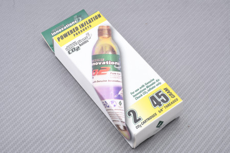 LOTTO 2 BOTTIGLIE DI CO2 45GR filettate GENUINE INNOVATION MR001666