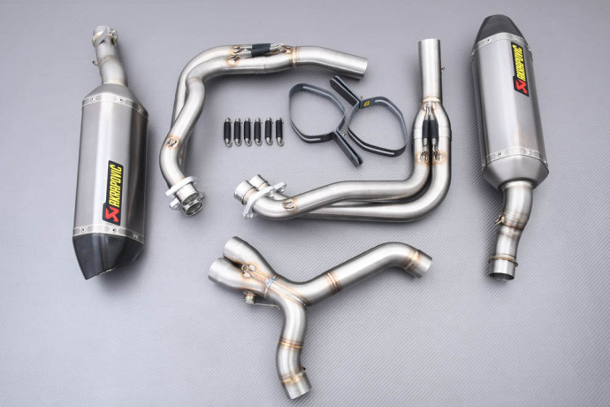 Linea completa AKRAPOVIC COMPLETE RACING STREET LEGAL EXHAUST SYSTEM Titanio KAWASAKI Z1000 / R / Z1000SX 2010 - 2019