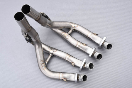 Linea completa AKRAPOVIC EVOLUTION LINE HEXAGONAL EXHAUST SYSTEM Titanio KAWASAKI ZX6R 636 / ZX6RR 2005 - 2006