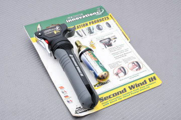 Coffret gonfleur CO2 haut de gamme et pompe manuel avec bonbonnes 16GR GENUINE INNOVATION PACK-GI-2
