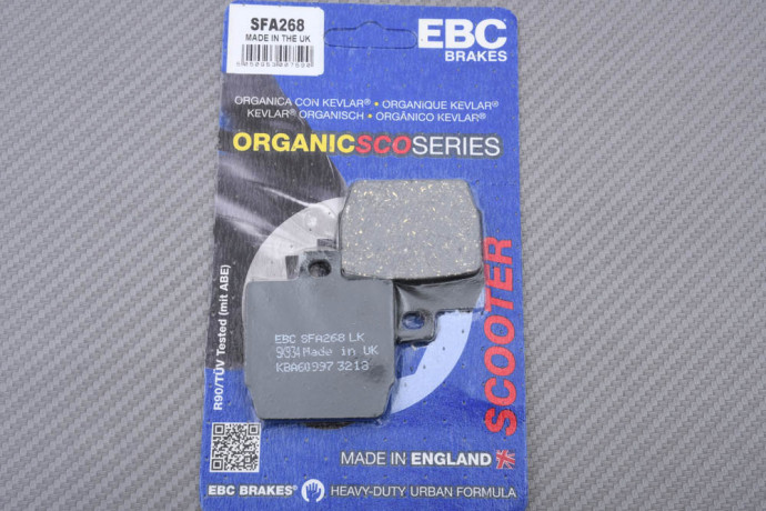Jeu de plaquettes de frein EBC SFA268 SFA268HH,SFAC268 Utilisation Ville et Route Jeu de plaquettes de frein EBC SFA268 SFA268HH,SFAC268 Utilisation Ville et Route