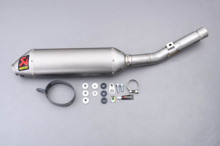 Silenciador / media línea Akrapovic Slip-On Titanio SUZUKI RM-Z 250 2004 - 2006