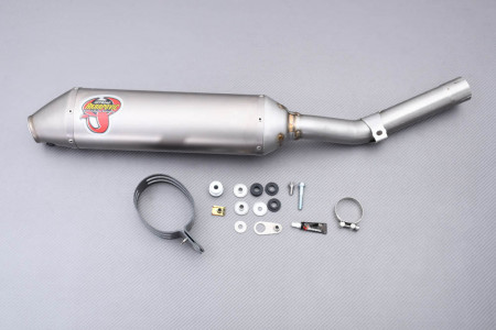 Silenciador / media línea Akrapovic Slip-On Titanio HONDA CRF 450 R 2004