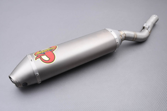 Silenciador / media línea Akrapovic Slip-On Titanio SUZUKI RMZ 450 2005 - 2007