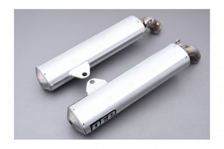Double silencieux / Slip On DEP KTM DUKE II 640 1998 - 2007 REF : DUKEII640