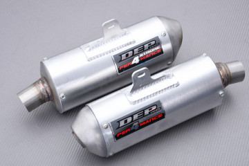 Double silencieux / Slip On 4T DEP HONDA CRF 250 2006 - 2009 REF : H1-14250-A-4/S