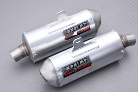 Double silencieux / Slip On 4T DEP HONDA CRF 250 2006 - 2009 REF : H1-14250-A-4/S