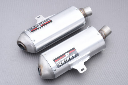 Double silencieux / Slip On 4T DEP HONDA CRF 250 2006 - 2009 REF : H1-14250-A-4/S