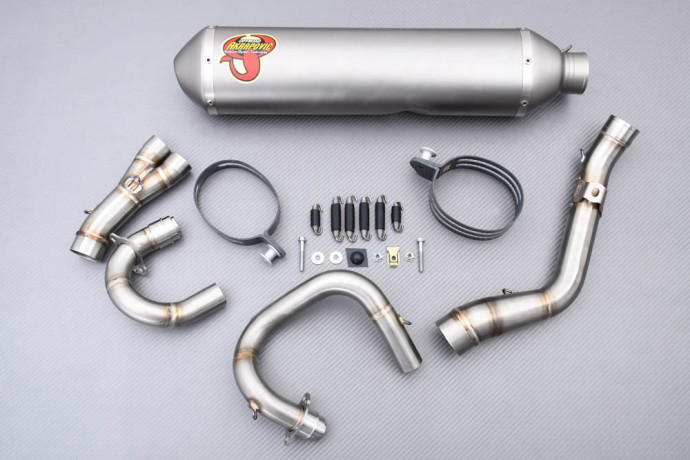 Komplette Off-Road Akrapovic EVO Auspuffanlage Titan für HUSQVARNA TC 250 2004 - 2007