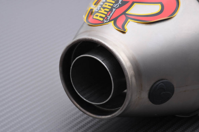 Ligne complète d'échappement Off-Road Akrapovic EVO en Titane pour HUSQVARNA TE 250 2004 - 2005