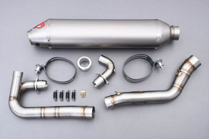 Ligne complète d'échappement Off-Road Akrapovic RACING pour HUSQVARNA TE 450 / SM 450 R 2004 - 2005