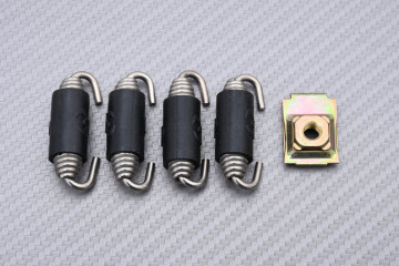 Línea de escape completa Akrapovic Off-Road RACING para HUSQVARNA TE 450 / SM 450 R 2004 - 2005 Línea de escape completa Akrapovic Off-Road RACING para HUSQVARNA TE 450 / SM 450 R 2004 - 2005