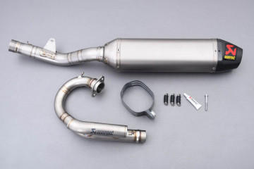 Línea de escape completa Akrapovic Off-Road EVO Titanio para HUSQVARNA TC 250 2009 - 2011