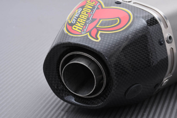 Línea de escape completa Akrapovic Off-Road EVO Titanio para KAWASAKI KXF 450 / KLX 450 R 2006 - 2015