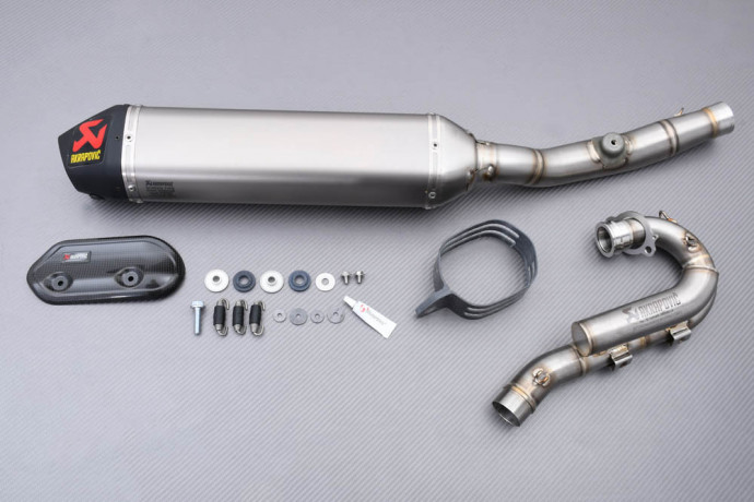 Ligne complète d'échappement Off-Road Akrapovic RACING pour SUZUKI RMZ 250 2004 - 2006
