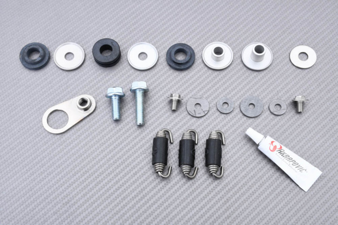 Ligne complète d'échappement Off-Road Akrapovic EVO en Titane pour SUZUKI RMZ 250 2004 - 2006 Ligne complète d'échappement Off-Road Akrapovic EVO en Titane pour SUZUKI RMZ 250 2004 - 2006