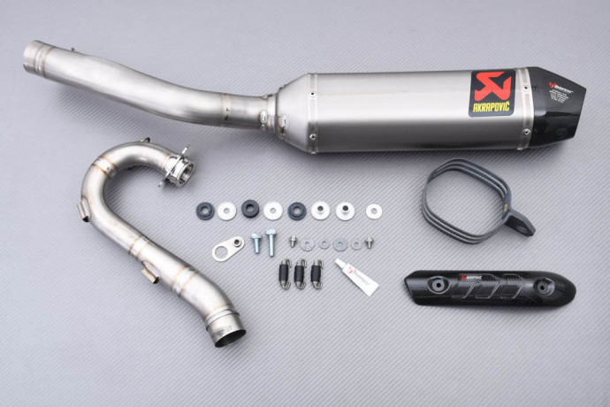 Ligne complète d'échappement Off-Road Akrapovic EVO en Titane pour SUZUKI RMZ 250 2004 - 2006 Ligne complète d'échappement Off-Road Akrapovic EVO en Titane pour SUZUKI RMZ 250 2004 - 2006