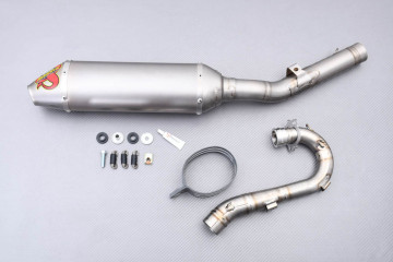 Línea de escape completa Akrapovic Off-Road EVO Titanio para KAWASAKI KXF 250 2004 - 2008